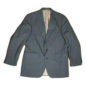 MEN'S GRAY PLAID BLAZER SUIT JACKET SPORT COAT - CHAPS RALPH LAUREN - SIZE 40R
